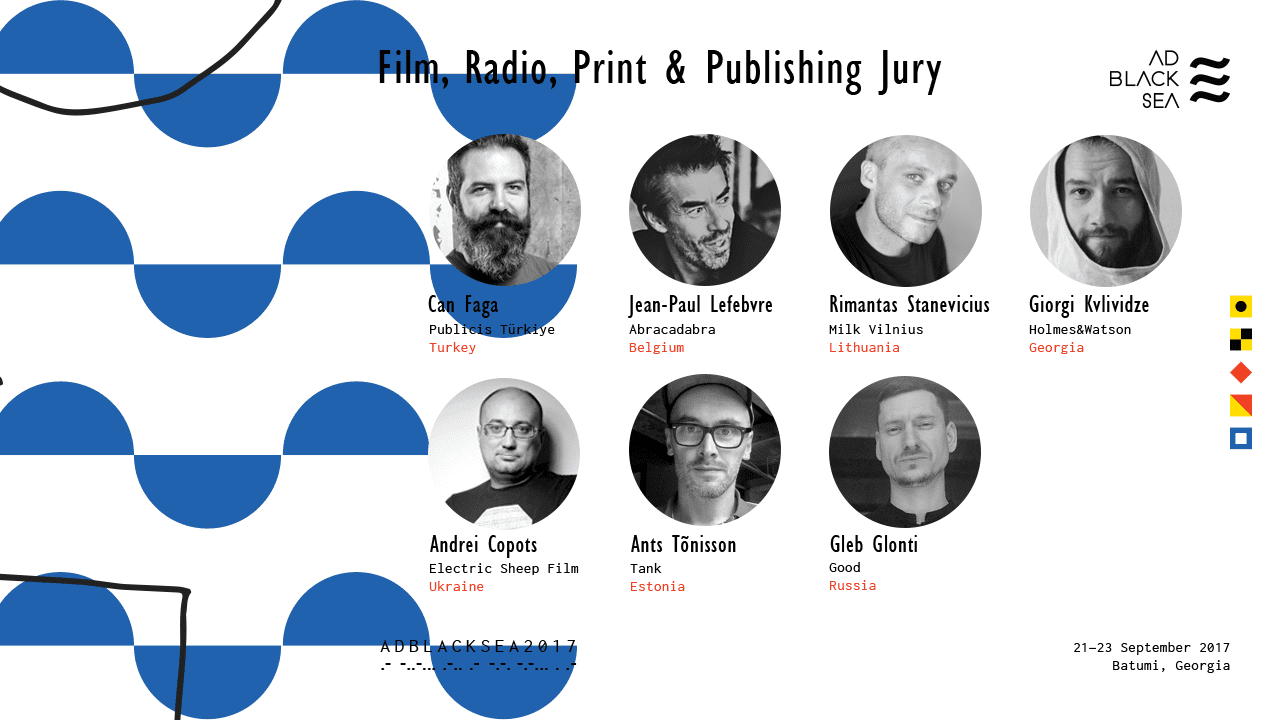 Ad Black Sea 2017 объявляет команду жюри Film, Radio, Print & Publishing