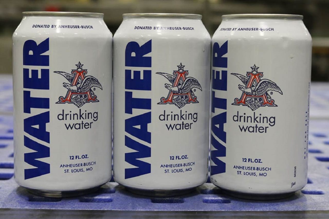 В США на пивзаводе вместо пива разливают воду