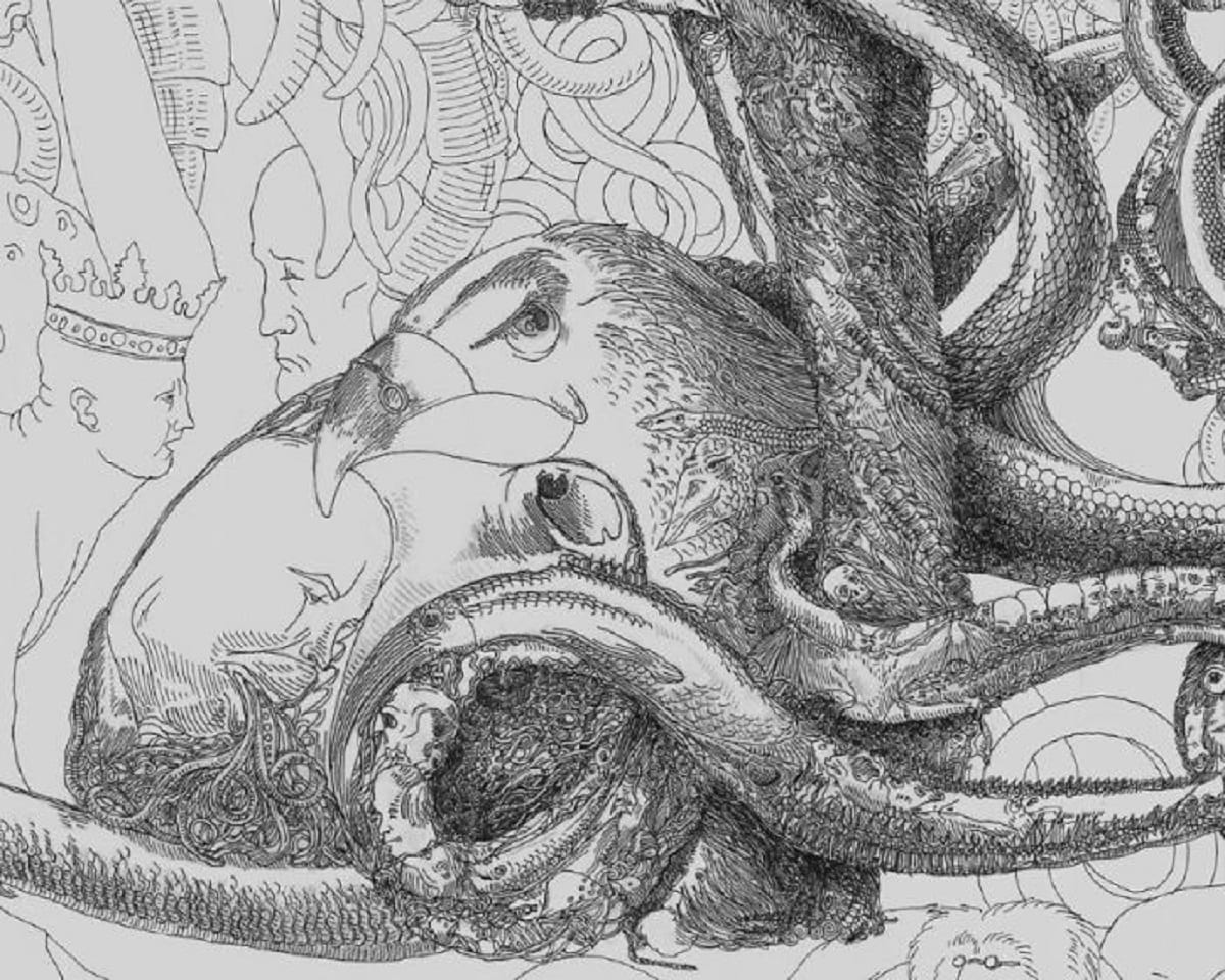 Супер детализированные психоделические картины. Часть 1.