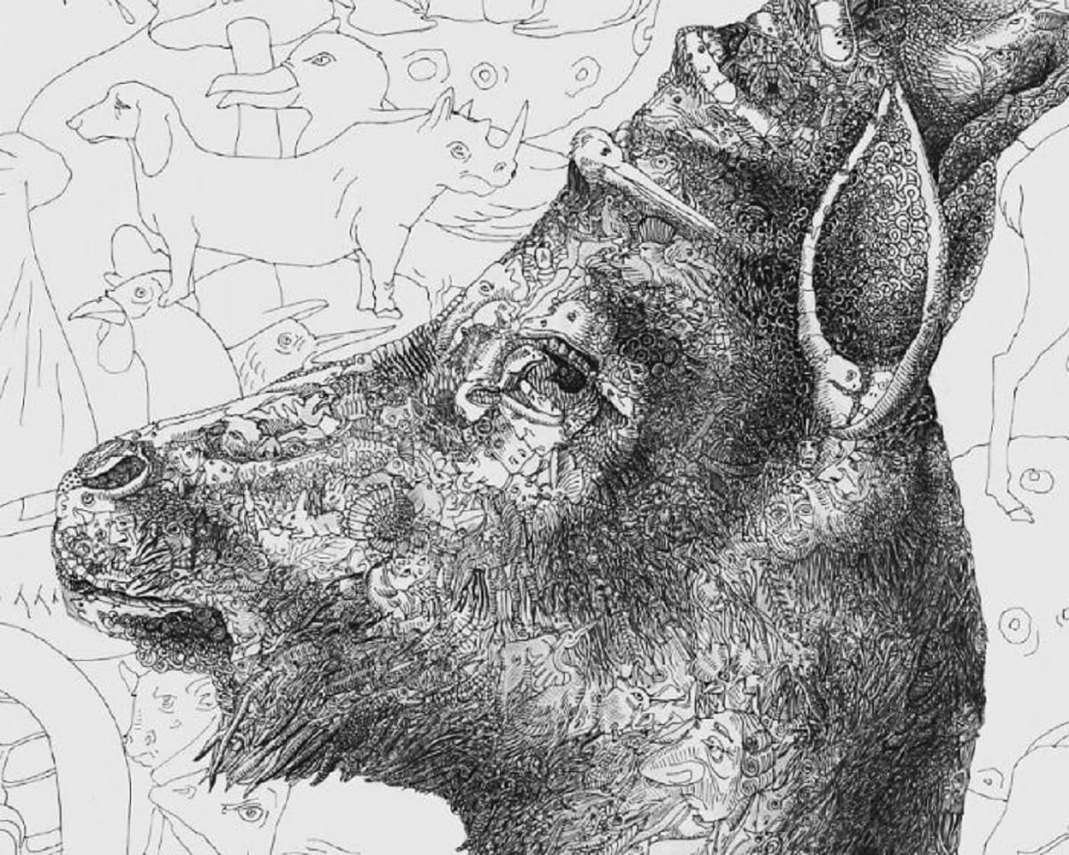 Супер детализированные психоделические картины. Часть 2.