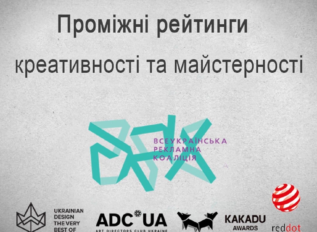 ВРК представляє проміжні рейтинги креативності та майстерності агентств, складені на кінець жовтня 2017