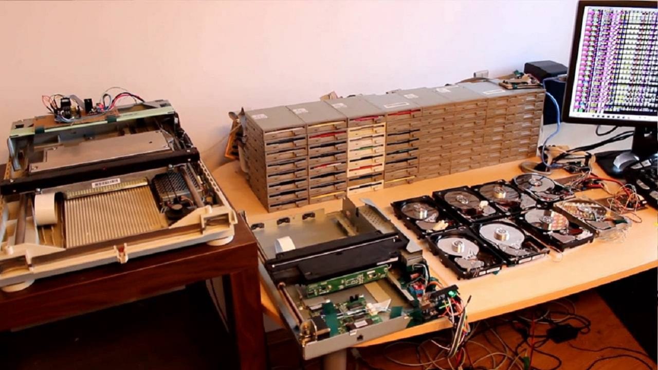 Концерт хора флоппи-дисков (ВИДЕО)