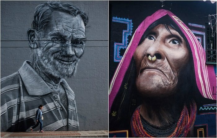 Жизнерадостные граффити унылого города. Часть 1.