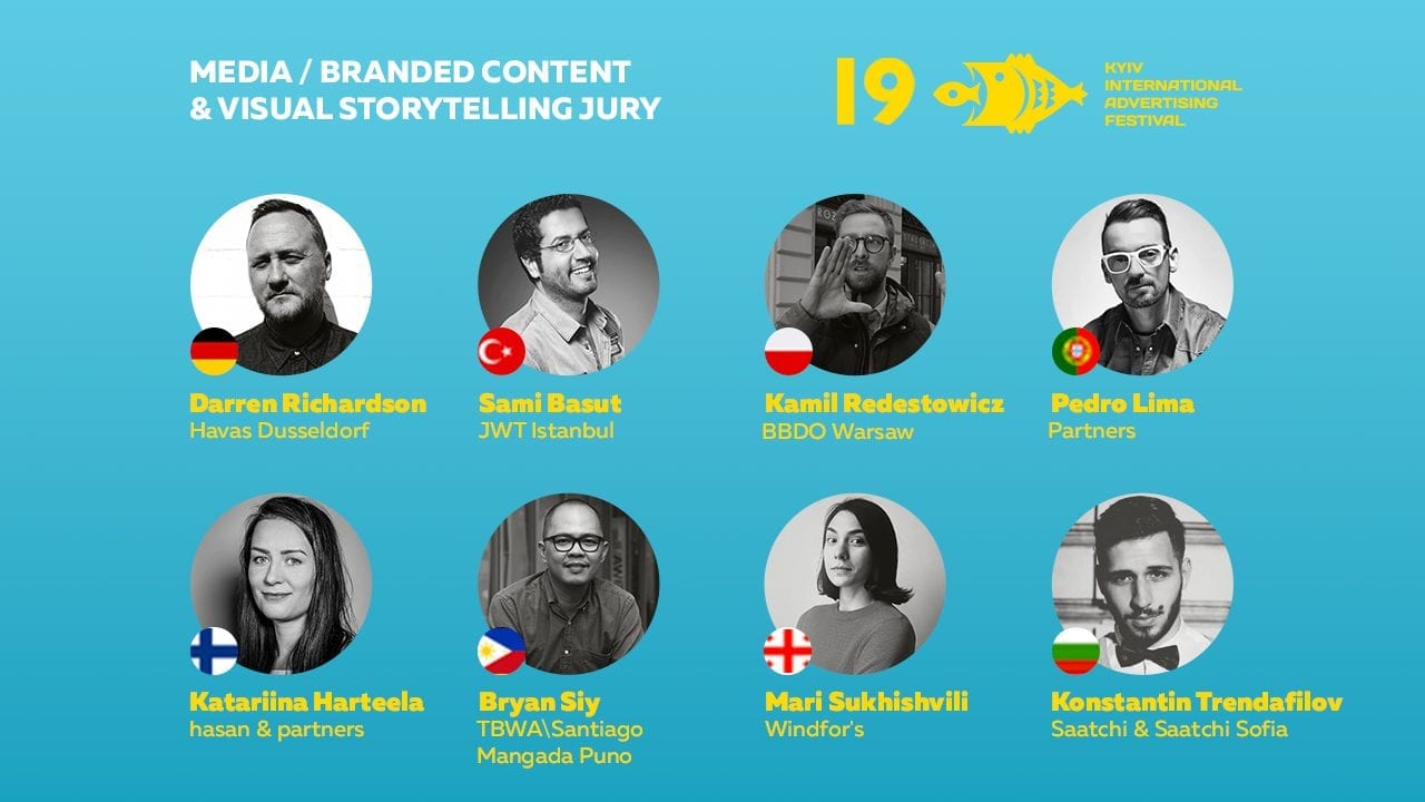 Оголошені члени журі конкурсів Media та Branded Content & Visual Storytelling 19-ого КМФР