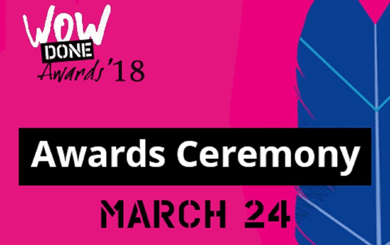 Церемонія нагородження переможців WOW DONE AWARDS 2018