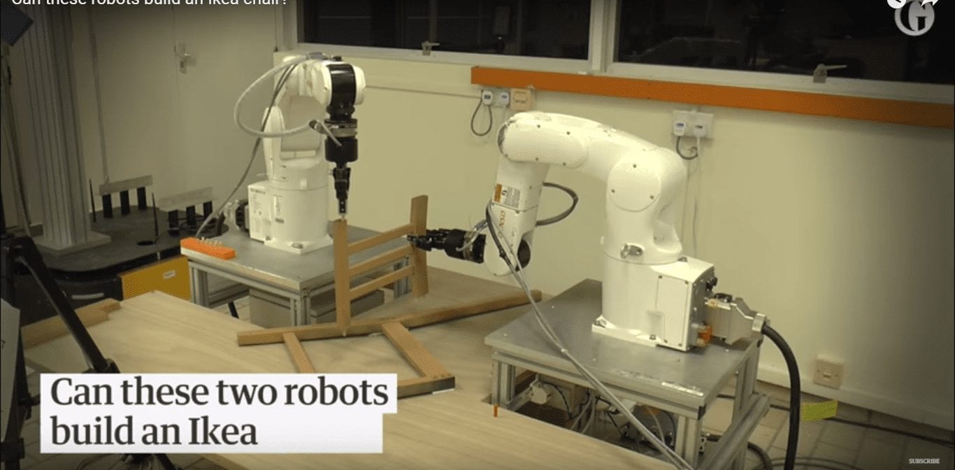 Смогут ли роботы сложить стул Ikea?