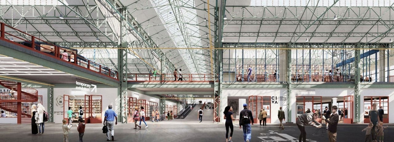 Старый гараж Citroёn превращают в культурный центр Брюсселя