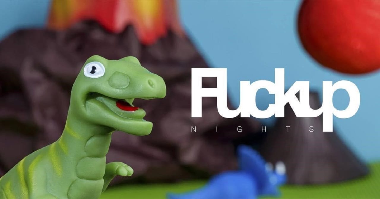 Нет успеха без ошибок: 13 апреля в Киеве пройдет FuckUp Nights