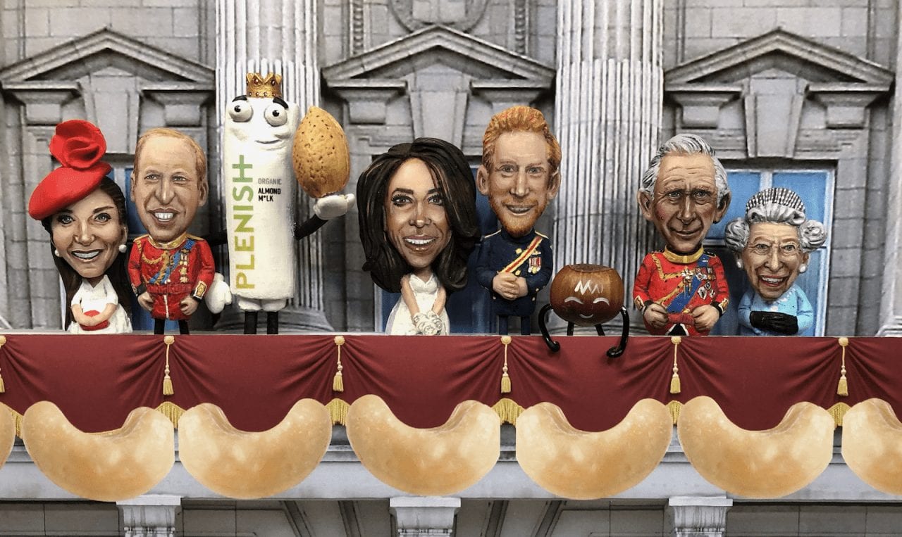 Его Величество Миндаль. Членов британской королевской семьи изготовили из орехов