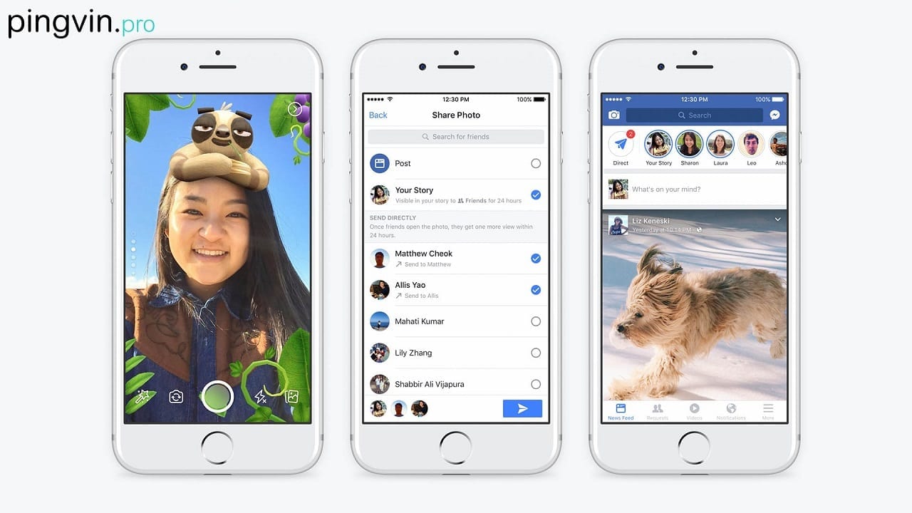 Facebook тестирует рекламу в Stories