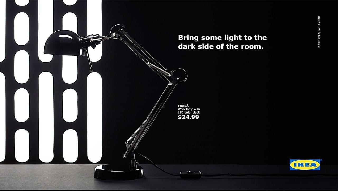 Ikea переходит на темную сторону