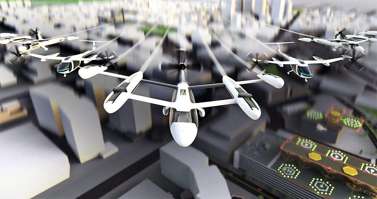 Uber запускает летающие такси