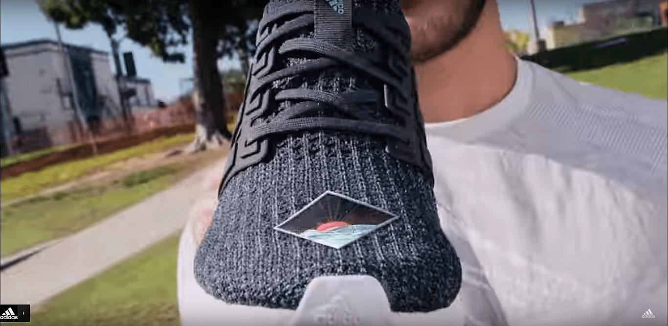 Adidas продвигает обувь сделанную из мусорного пластика