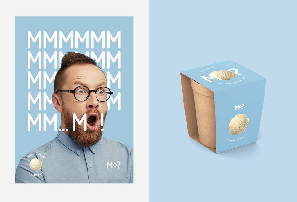 Для морозива мережі «Сільпо» розробили мінімалістичну упаковку