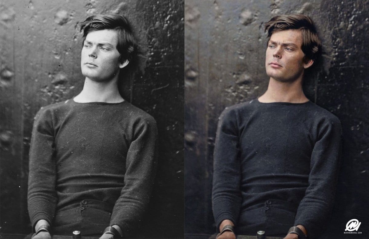 Бразильская художница превращает черно-белые снимки в цветные