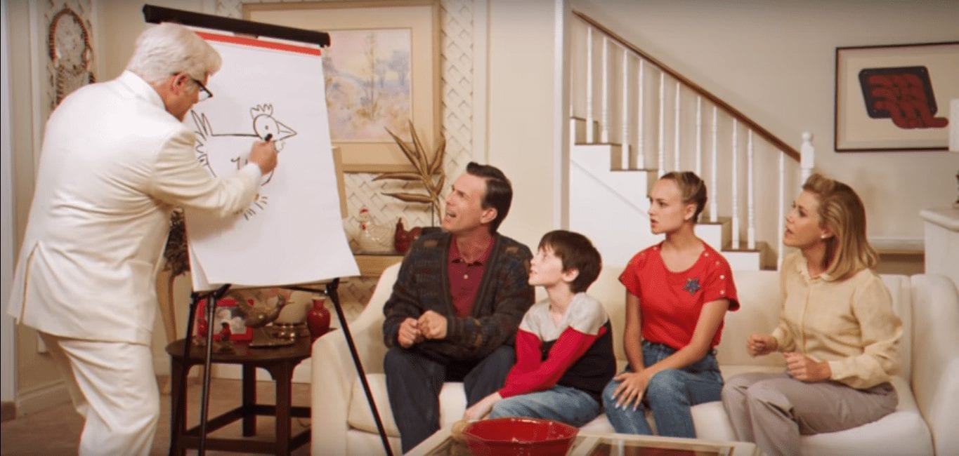 Полковник Сандерс всегда с нами. Новое лицо KFC