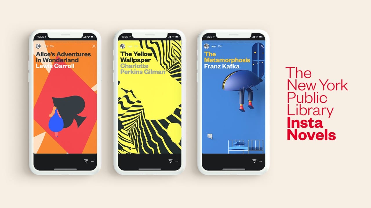 Instanovels: новый формат книги от Нью-йоркской публичной библиотеки
