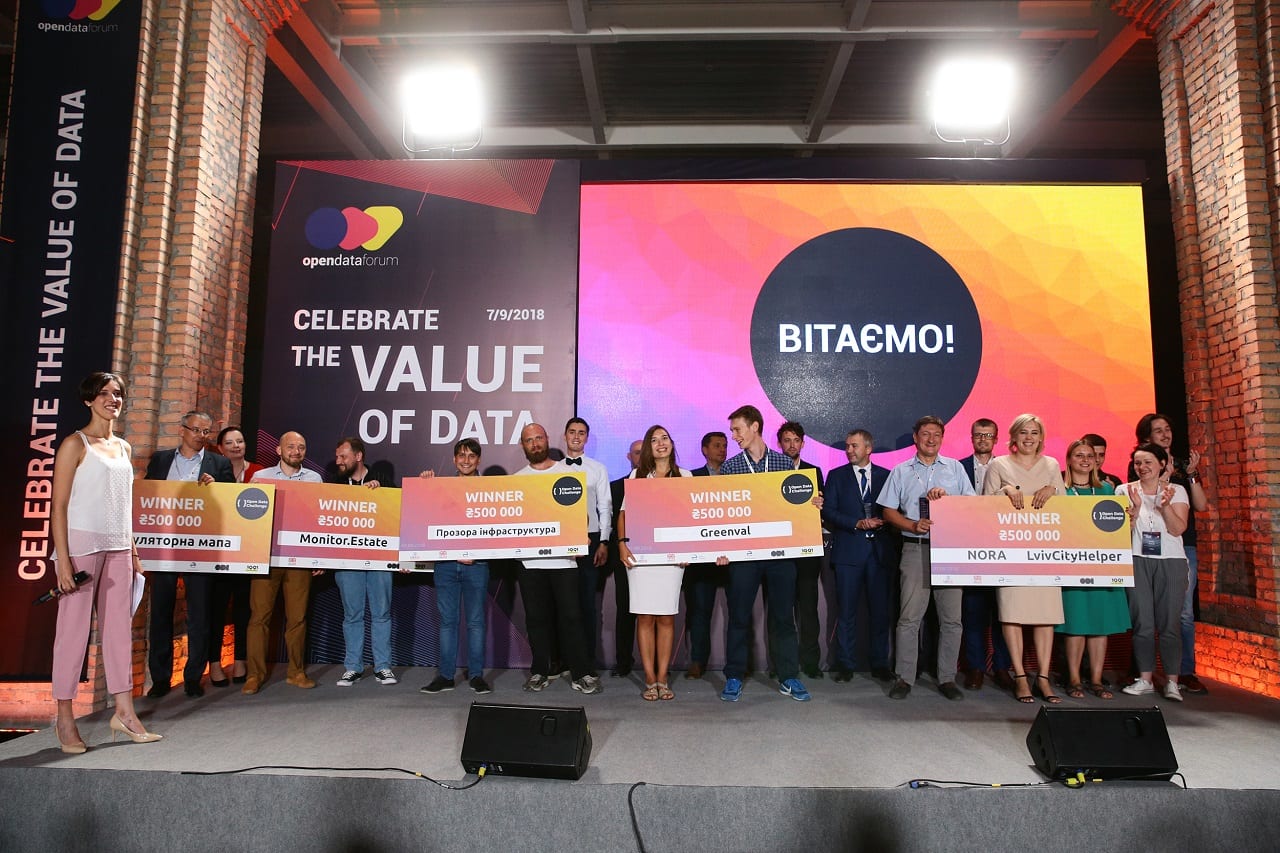 В финале Open Data Challenge назвали стартапы, которые разделят 2,5 млн гривен