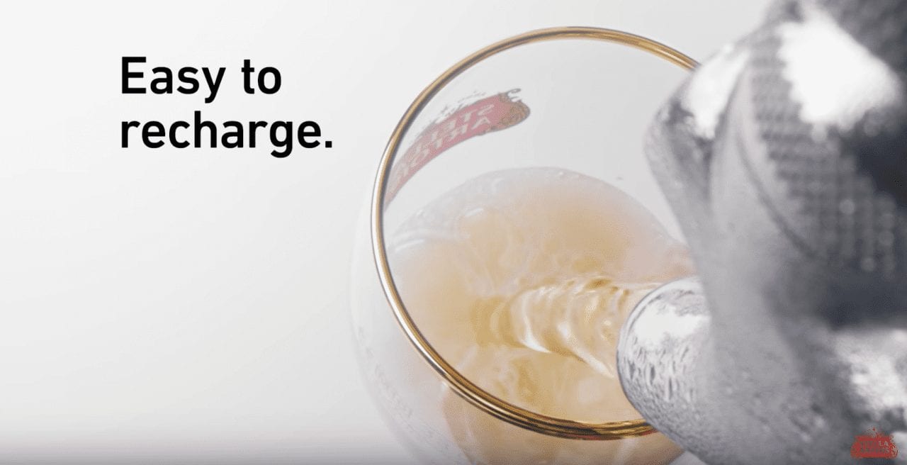 Заряди свой бокал пивом:  революционная технология от Stella Artois