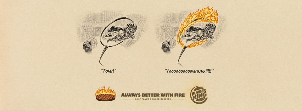 С огнем всегда лучше: Burger King показал преимущества гриля