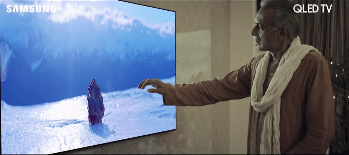 Как новый телевизор Samsung QLED  рассказывает историю одной семьи