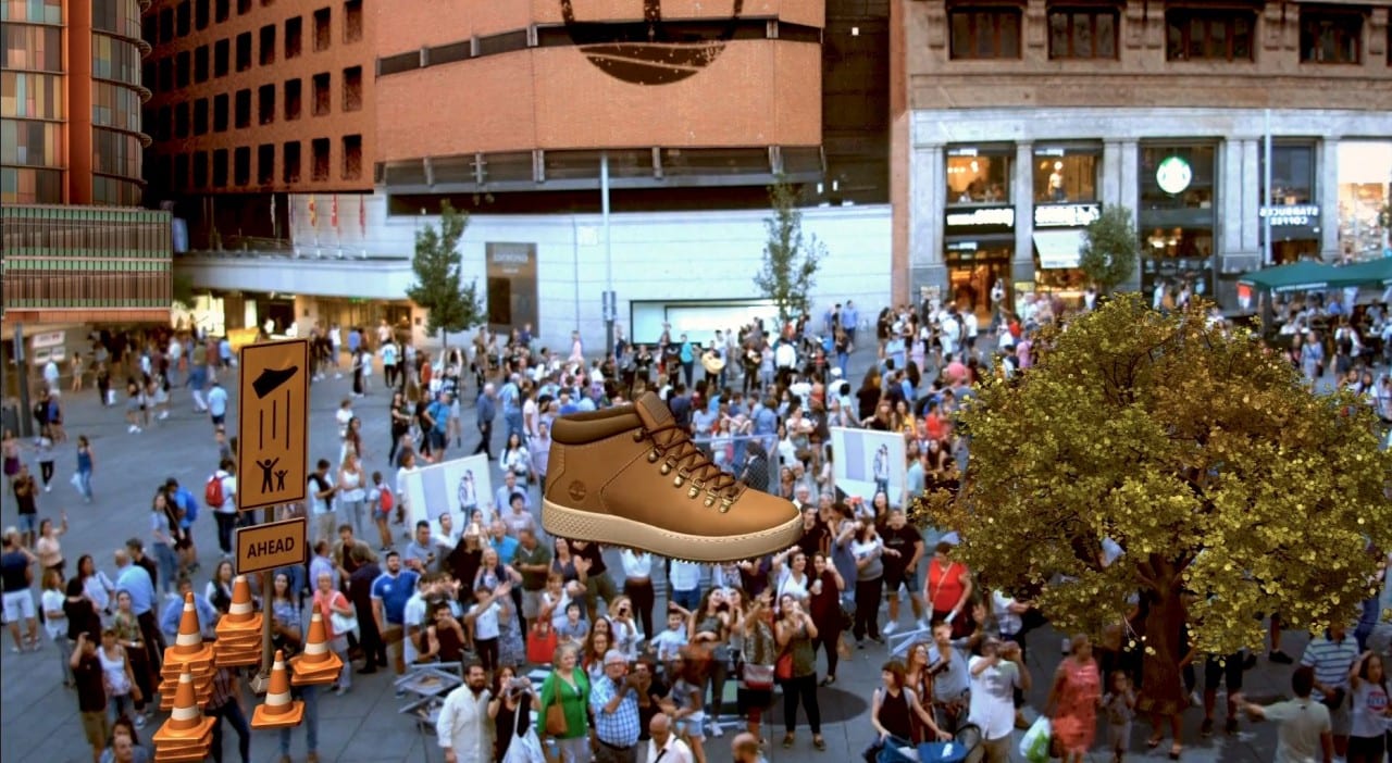 Новые ботинки и дополненная реальность. Timberland покоряет улицы Мадрида