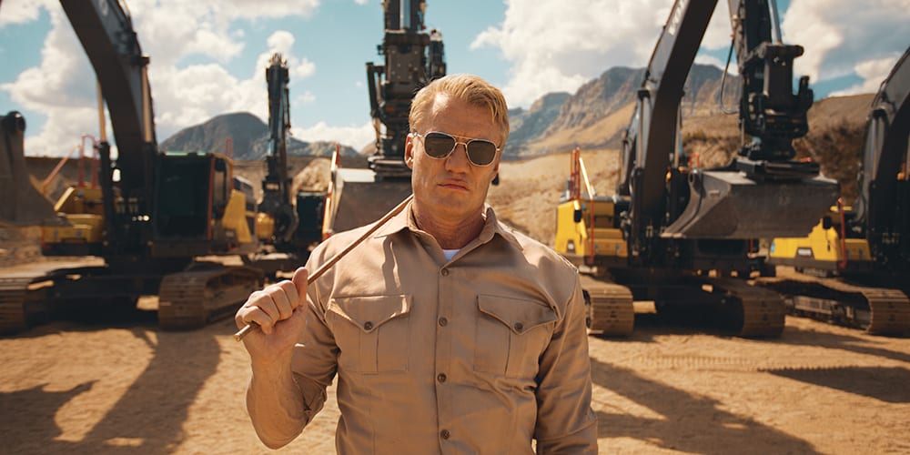 Я горжусь вами, ребята! Дольф Лунгрен и супершоу экскаваторов в новой рекламе Volvo