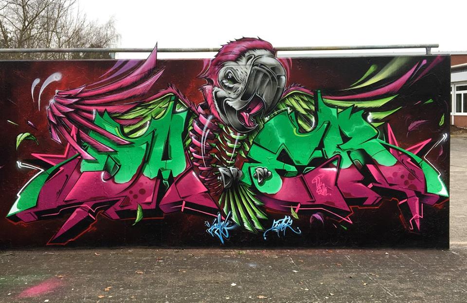 Роботизированные животные в работах немецкого стрит-артиста