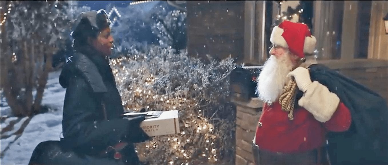 Почтальон и Санта: привет, коллега! Рождественская кампания американской почты