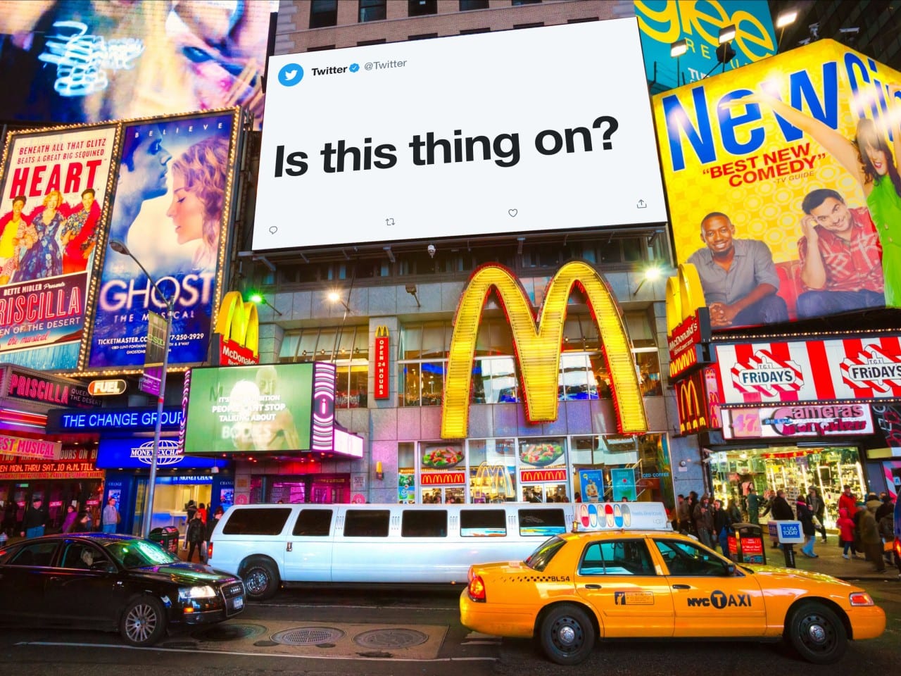Большие твиты: Twitter запускает out-of-home кампанию