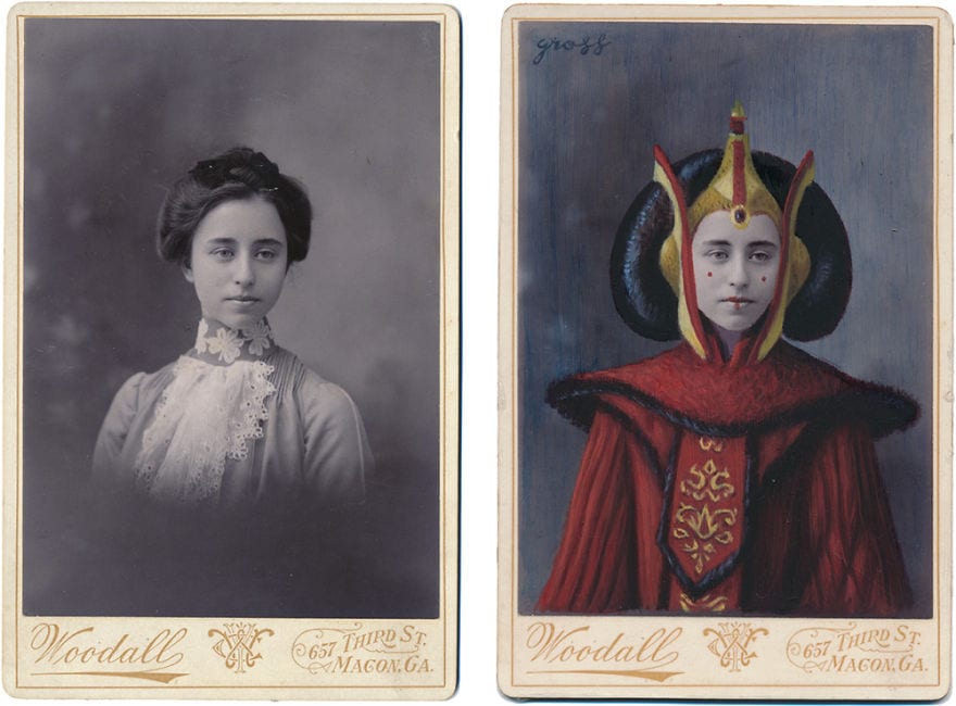 Художник превращает героев викторианских портретов в персонажей поп-культуры