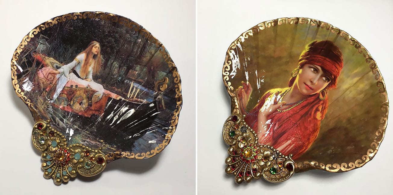 Американская художница превращает ракушки в ювелирные изделия