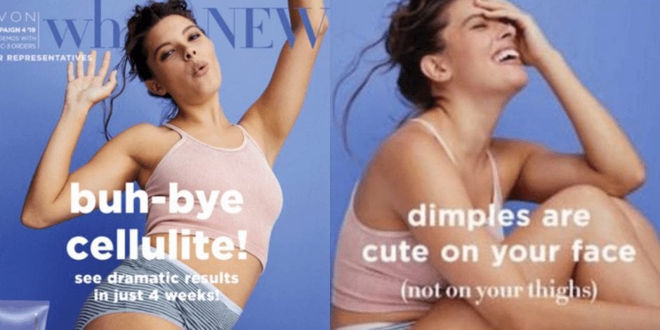 Ямочки на бедрах и целлюлит как норма. Реклама Avon вызвала гендерный скандал