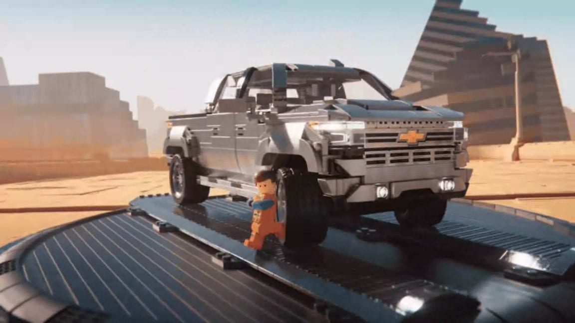 Chevrolet экспериментирует с жанрами перед выходом нового Лего Фильма