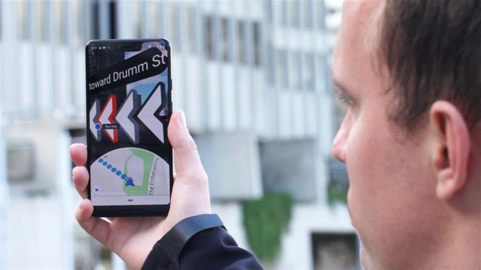 Новые карты от Google используют дополненную реальность для навигации