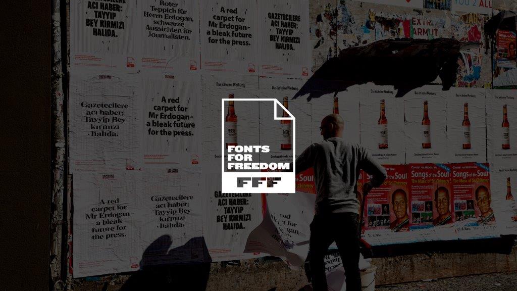 «Репортеры без границ» и Serviceplan превратили шрифты запрещенных газет в символы свободы прессы