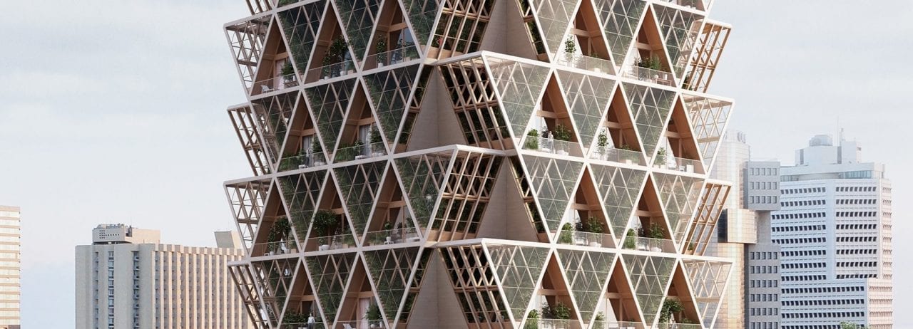 Архитектурная студия Precht разработала ферму-многоэтажку, состоящую из модулей