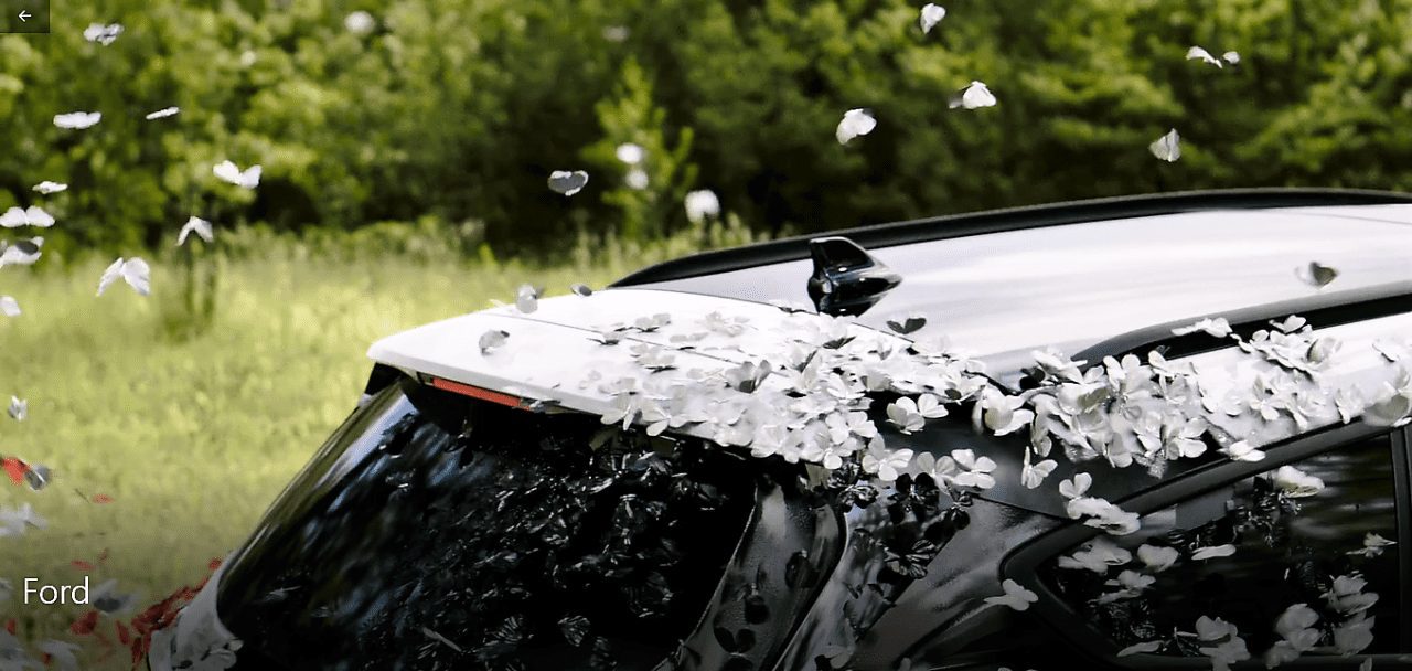 Механические бабочки создают автомобиль – новая рекламная кампания Ford