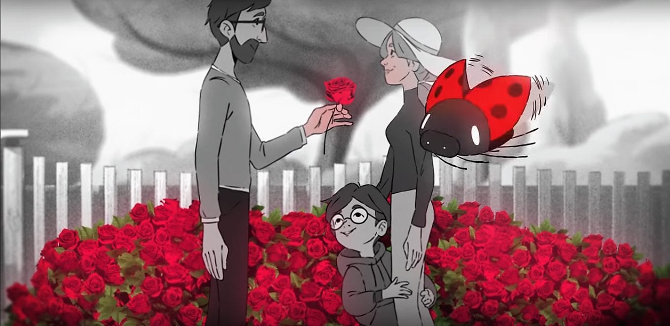 Настоящая любовь расцветает ярче всего. Нежная реклама сети цветочных магазинов