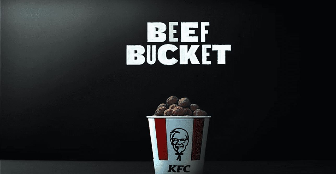 Курицу в отставку! В Париже к Дню влюбленных KFC подготовил бакет из говядины