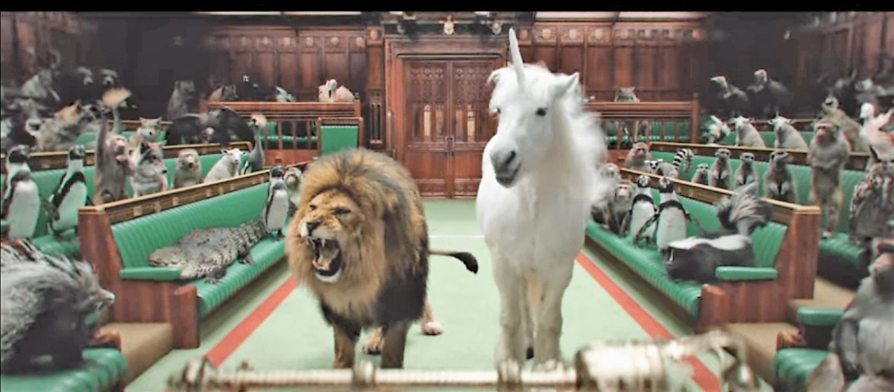 Зоопарк в Палате общин. Скотный двор в новой рекламе The Times