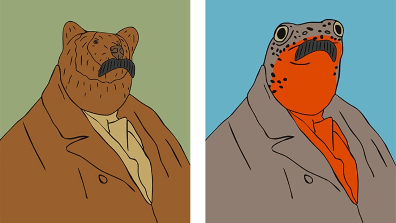 Тараса Шевченка зобразили у вигляді червонокнижних тварин