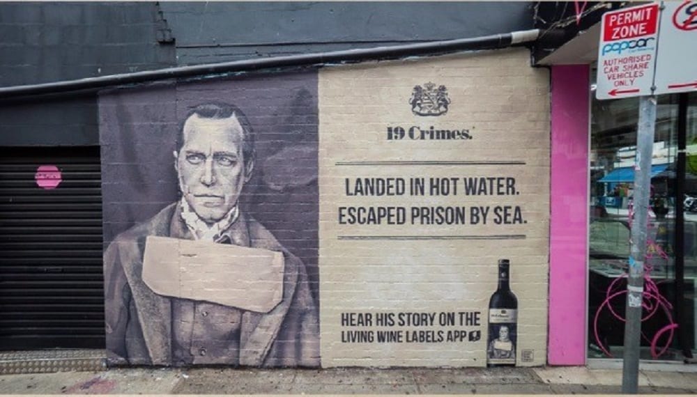 Винный бренд 19 Crimes напоминает австралийцам, кем были первые колонисты