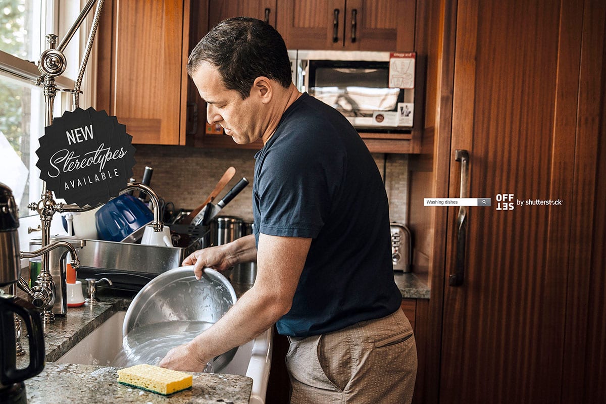 Shutterstock создал рекламу с новыми стереотипами