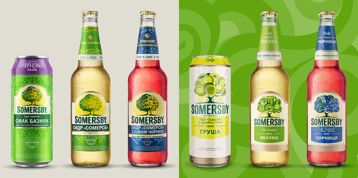 Оновлений стиль Somersby: вир оптимізму та смаків