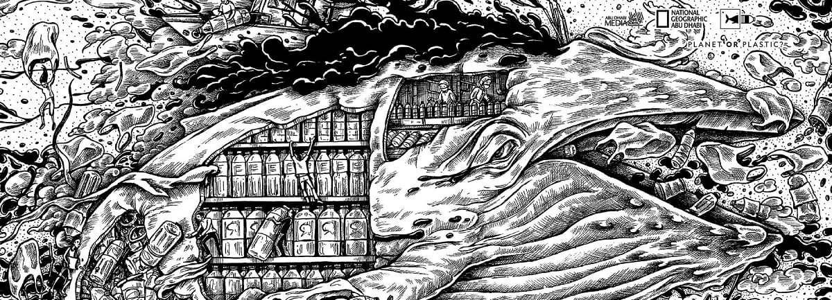 Телеканал National Geographic обратился к искусству, чтобы поддержать инициативу «Планета или пластик?»