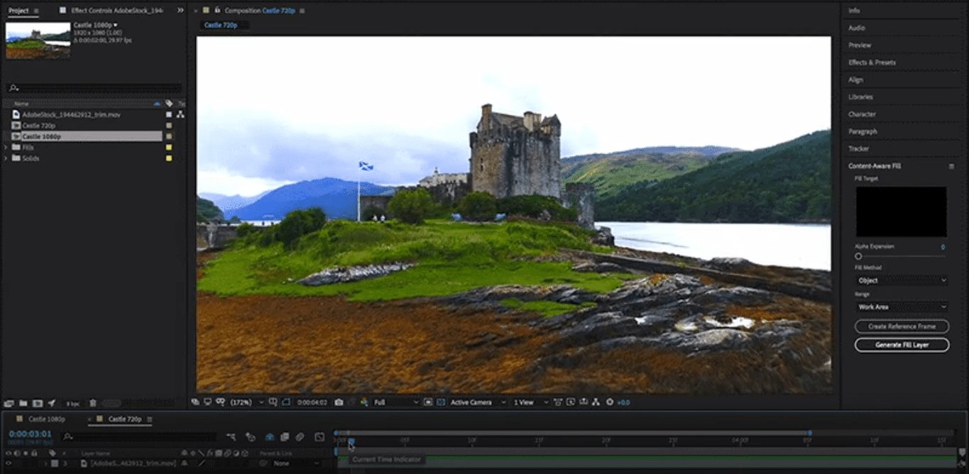 Adobe After Effects научили автоматически удалять объекты на видео
