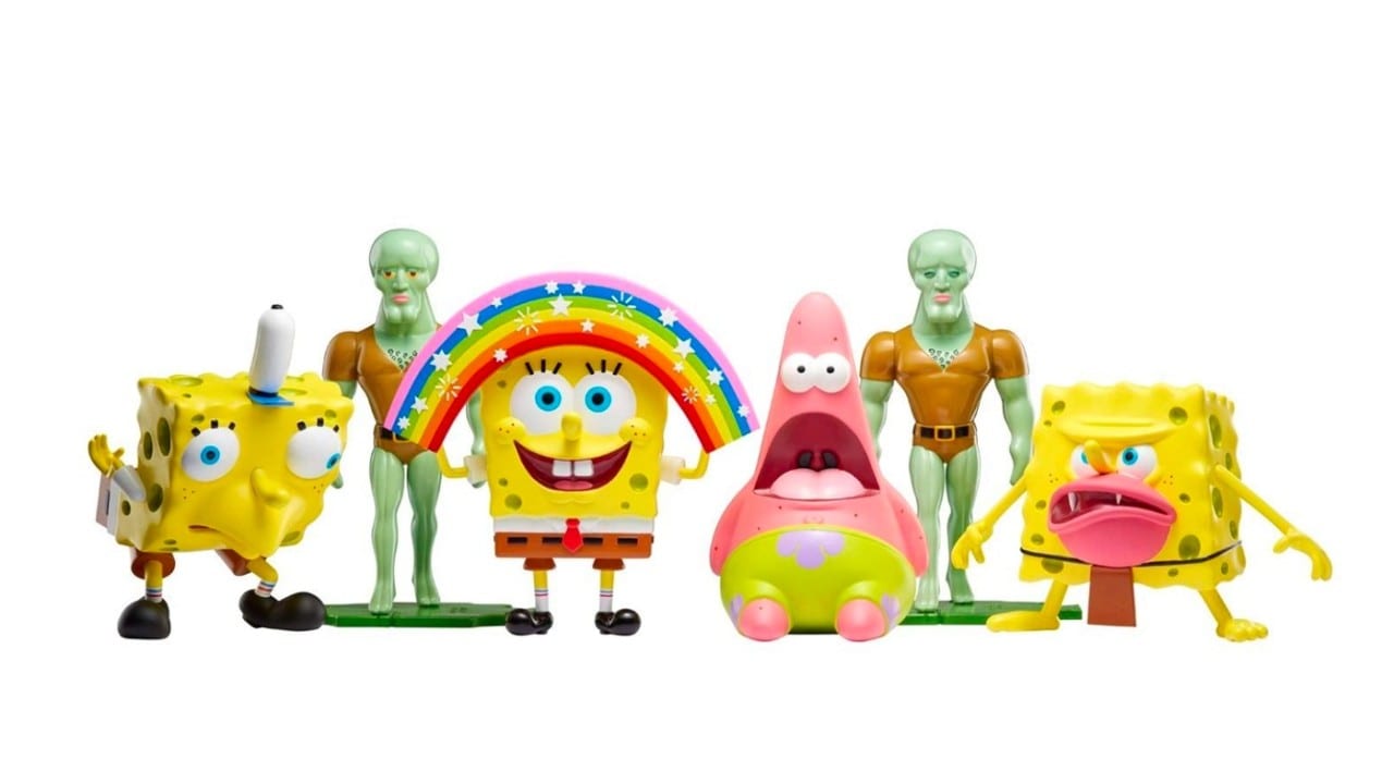 Nickelodeon создал фигурки персонажей «Губки Боба» в виде мемов