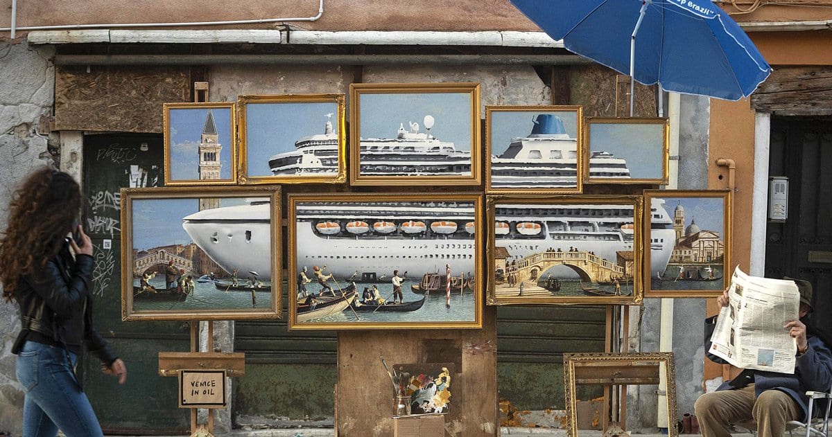 Бэнкси прогнали с Венецианской биеннале