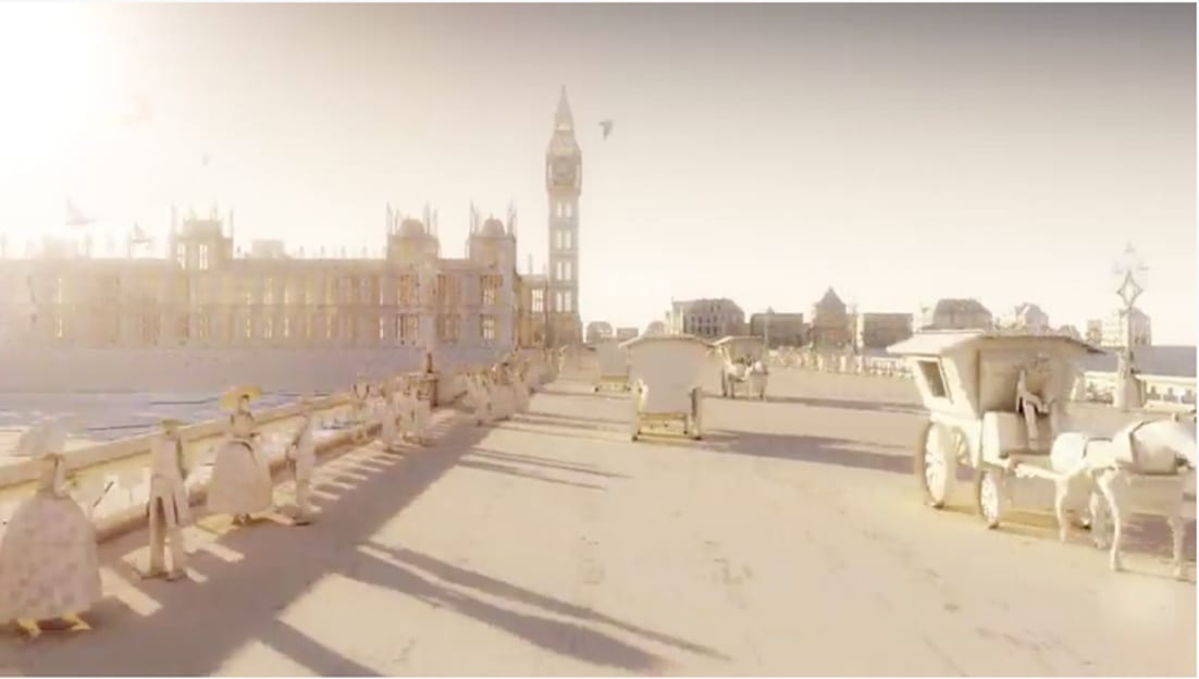 Канцелярская компания Collins Stationery отметила свое 200-летие анимацией из бумаги